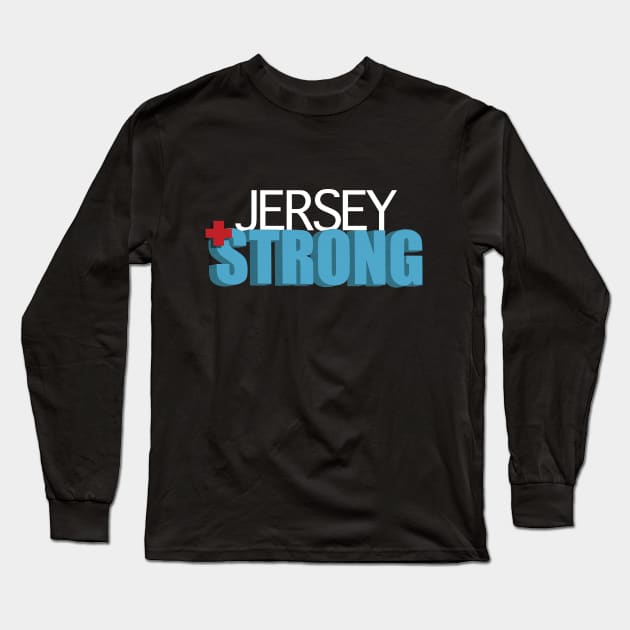 Jersey Strong (black) Long Sleeve T-Shirt by The Art of Mia